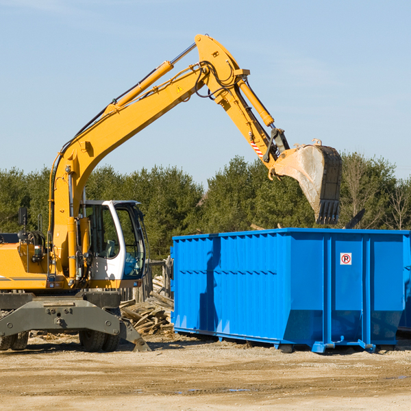 what are the rental fees for a residential dumpster in Brownsville